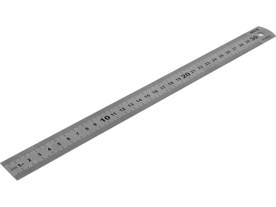 NERŪDIJANČIO PLIENO MATAVIMO TAISYKLĖ 300MM