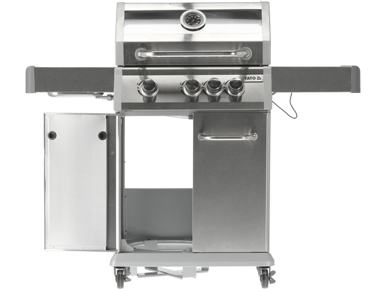 GAS GRILL ITAMI 3+1 S/S 11,5KW WITH WINDOW