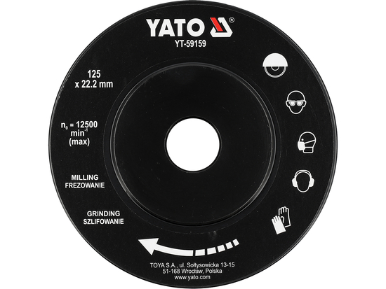 125 MM IZSLĒJAIS KOKA AVEŅU DISKS