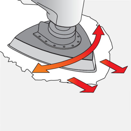 TRIANGULAR SAND PAPER FOR OSCILLATING MULTITOOL