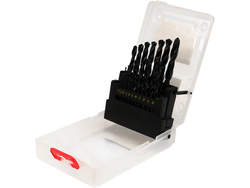 TWIST DRILL SET HSS, 1-10 MM, 19 PCS