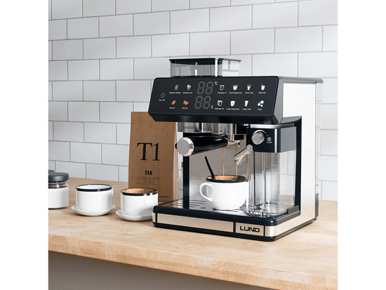 ESPRESSO À PRESSION - MOUSSEUSE, MOULIN 1350W