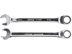 CHIAVE COMBINATA CON CRICCHETTO 19 MM