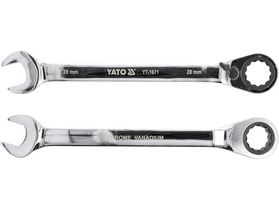 CHIAVE COMBINATA CON CRICCHETTO 28 MM