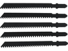 JIG SAW BLADE TYPE T, 8 TPI, FOR WOOD, 5 PCS