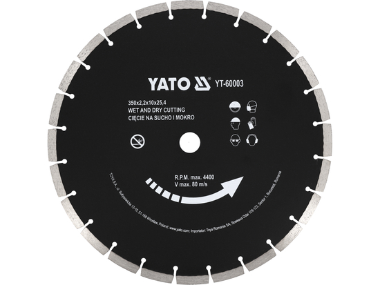 DIAMOND BLADE FOR CONCRETE 350*25,4MM