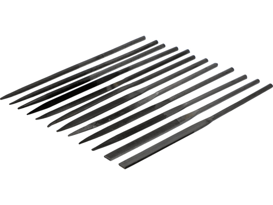 LIMAS PARA AGUJAS DE METAL, 12 UNIDADES.