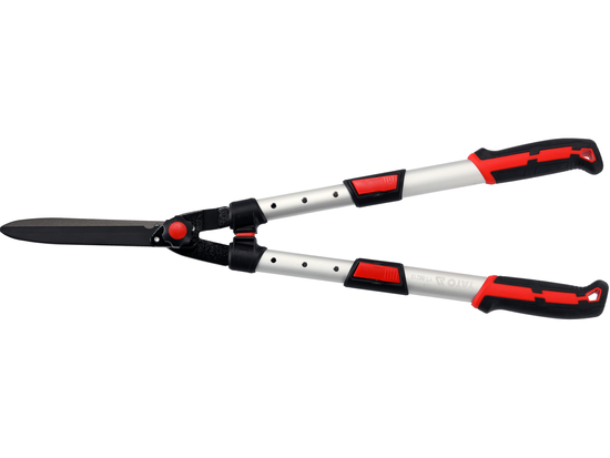 TELESCOPIC STRAIGHT CUTTING EDGE HEDGE SHEARS 660-825MM