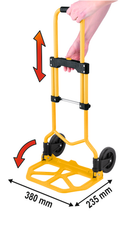 FOLDABLE HAND TRUCK MAX CAPACITY 70KG