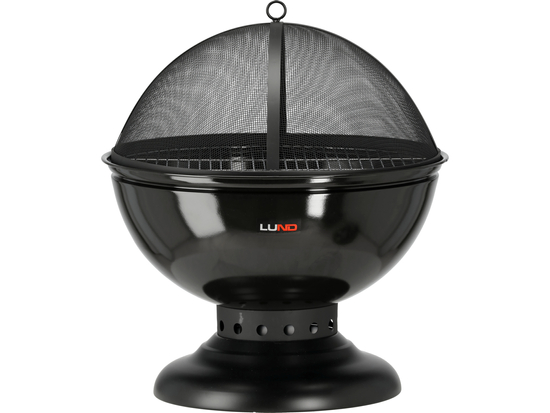 LAREIRA DE AÇO COM GRELHA 54CM