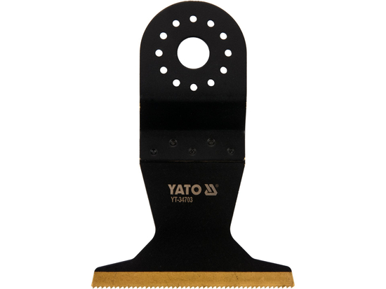 LAME DE SCIE BIM-TIN POUR OUTIL MULTIFONCTIONNEL LONGUEUR YT-82223 LARGEUR 90MM 65MM