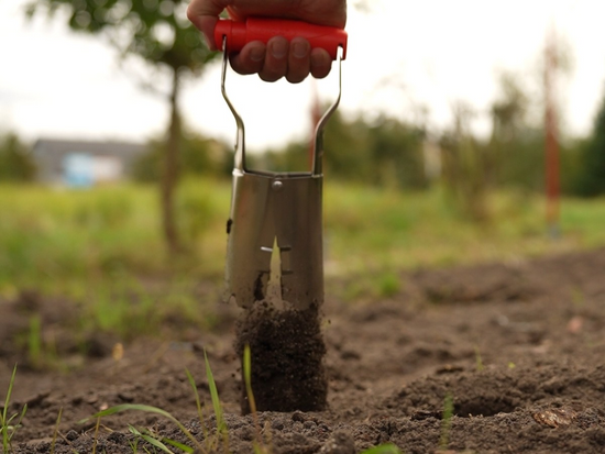 JARDINIÈRE À BULBES EN ACIER INOXYDABLE