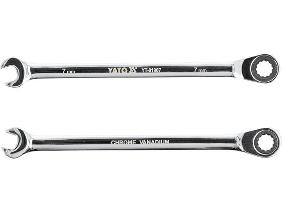 CLE MIXTE A CLIQUET 7MM