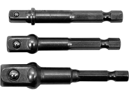 ZESTAW ADAPTERÓW HEX DO NASADEK-1/4, 3/8, 1/2
