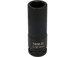 HEXAGONAL DEEP IMPACT SOCKET 1/2'' 18 MM