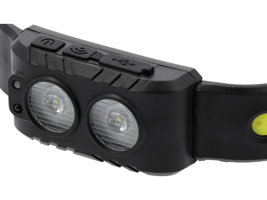 LINTERNA FRONTAL 200LM, RECARGABLE