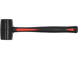 MARTEAU EN CAOUTCHOUC AVEC MANCHE EN FIBRE DE VERRE 440 G