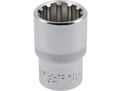 SPLINE SOCKET 1/2'', 18 MM
