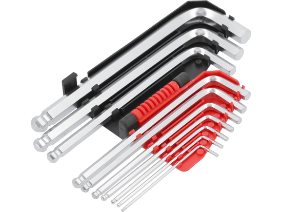 KLÍČE IMBURISTICKÉ, KOULE 2-12 MM, 10 KUSŮ.