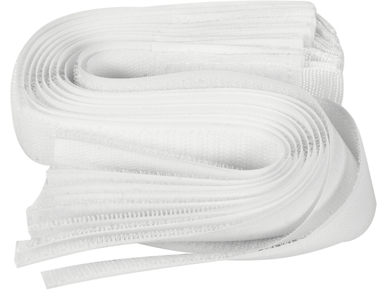 VELCRO BAND 300MM 10KS. BÍLÝ