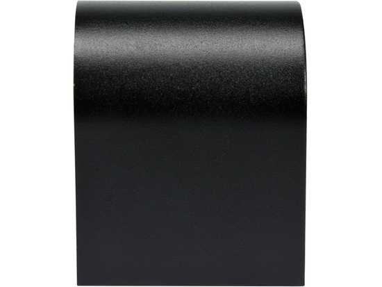 APPLIQUE D'EXTÉRIEUR ALUMINIUM NOIR 1XGU10 DEMI-MUR
