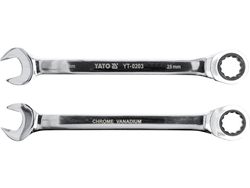 CLE MIXTE A CLIQUET 25 MM