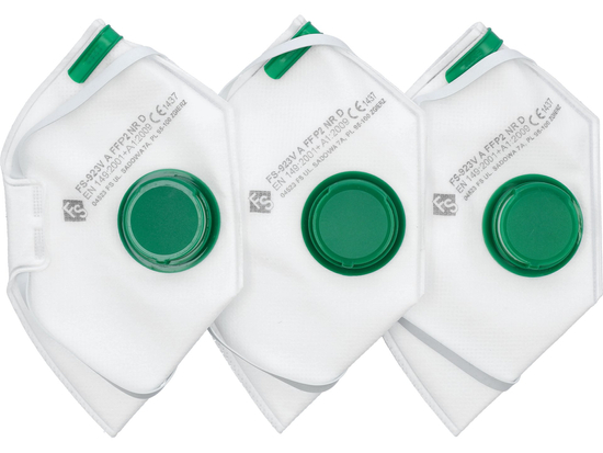 DISPOSABLE DUST MASKS WITH VALVE