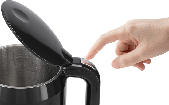 RYCHLOVARNÁ KONVICE 1,7L, NASTAVENÍ TEPLOTY. ČERNÝ