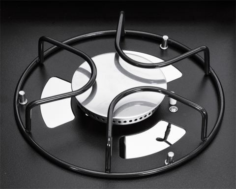 OTAKE GRILL 2EM1, GÁS + CARBONO, AÇO INOXIDÁVEL, 8,2KW