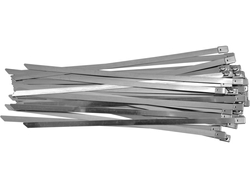 BRAÇADEIRAS DE AÇO INOX 8,0X300MM 50UN.