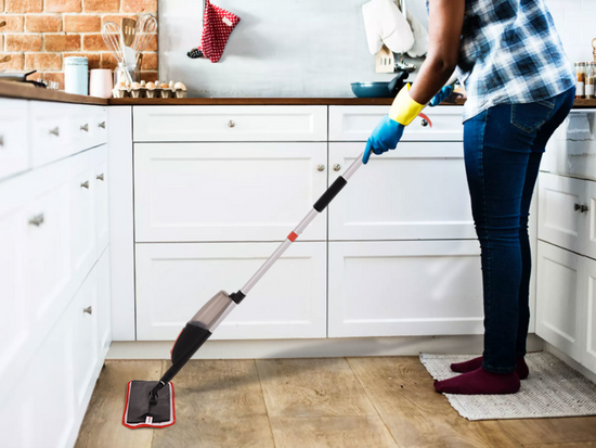 MOP COM PULVERIZADOR E LAVADOR DE JANELA (2EM1)