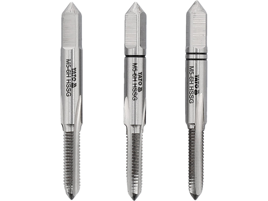  HAND TAP HSS  M5, 3 PCS