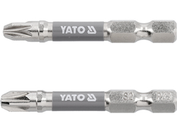 SCREWDRIVER BITS 1/4 50MM PZ3 2PCS NI