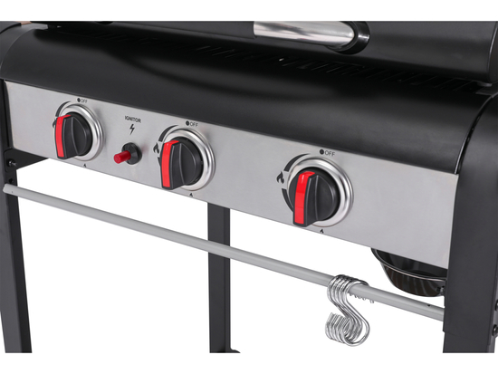 NATORI GÁZGRILL, 3 ÉGŐS, 9KW