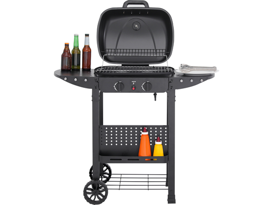 GRIL À GAZ ASAHI, 2 BRÛLEURS, 5KW