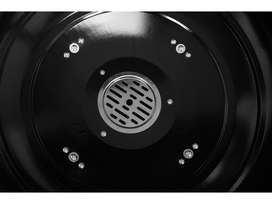 GRILLE DE JARDIN À CHARBON ROND AVEC COUVERCLE, DIAMÈTRE 54 CM