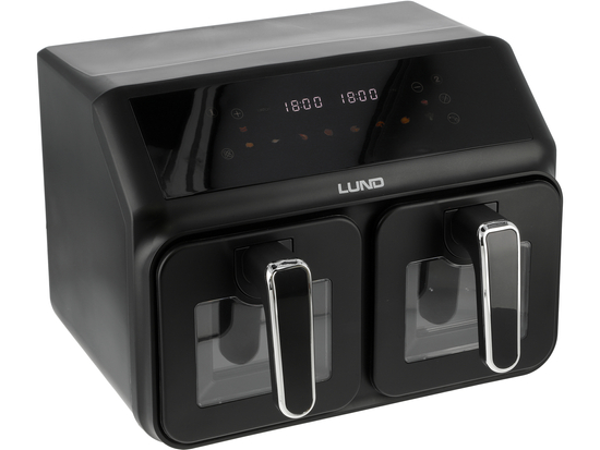 FRITÉZA 2200W 4L+4L ČIERNA