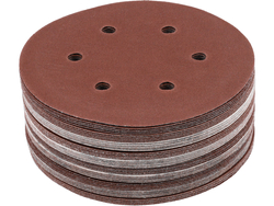 DISQUE ABRASIF VELCRO, 6 TROUS, P150 150 MM / 50 PCS.