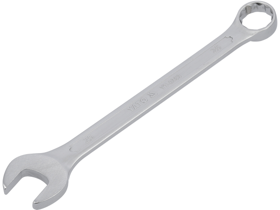COMBINATION SPANNER, POLISHED HEAD 25 MM