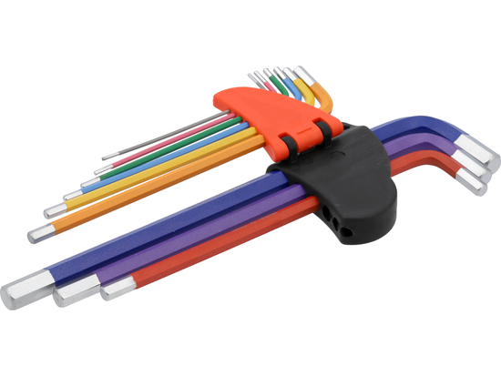 EXTRA LONG HEX KEY SET 1.5-10MM 9PCS