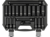 METRIC DEEP IMPACT SOCKET SET 1/2" 19PCS