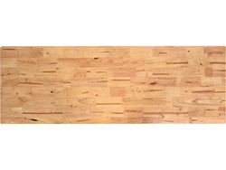 PLAN DE TRAVAIL EN BOIS STANDARD (POUR DEUX ARMOIRES BAS), DIMENSIONS 1320 X 457 X 25MM.