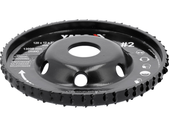 ДИСК-ФРЕЗА ШЛІФУВАЛЬНИЙ ВИПУКЛИЙ 120X12