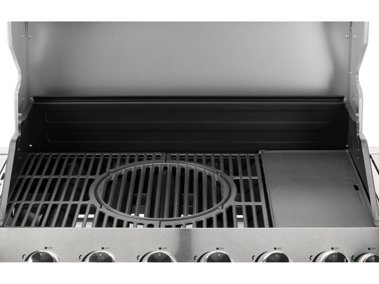 GRELHADOR A GÁS ITAMI 6+1, AÇO INOXIDÁVEL 20,5KW, COM VIDRO