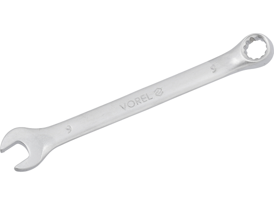 LLAVE COMBINADA C-V 9MM SATINADA