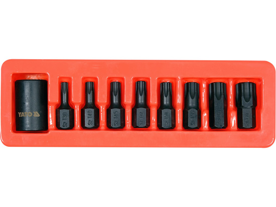 ZESTAW UDAROWYCH KLUCZY TRZPIENIOWYCH TORX  1/2'