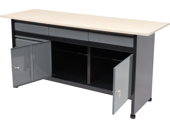 ESCRITORIO, MESA, ARMARIO DE TALLER PARA HERRAMIENTAS 1700 X 600MM