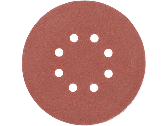 DISCO ABRASIVO VELCRO, 8 AGUJEROS, P150 150 MM / 50 UDS.