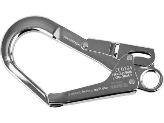 ACÉL KARABINER NYÍLÁS 52 MM HOSSZ 220 MM