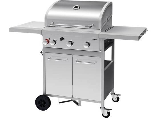 AKKA 3+1 GÁZGRILL, ÖNTÖTTVAS RÁCS, 12,8KW